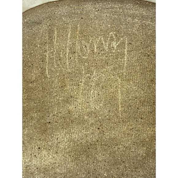 Vintage 1987 Studio Art Pottery Stoneware Tray Japanese Style Salt Glaze Signed - Picture 13 of 14